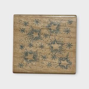 Rubber Stampede Starry Night Wood Mounted Rubber Stamp